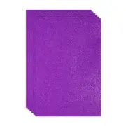 6Pcs 2mm(1/10") Glitter Foam Sheet Light Purple Adhesive, 16x24inch(40x60cm)