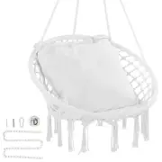 Hanging Hammock Swing Chair 330 Lbs. Capacity, Hammock Bed, Macrame Hanging Chai