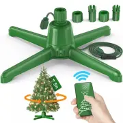 Rotating Christmas Tree Stand with Remote Control Stable 360 Revolving Tree
