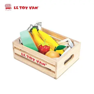 英國LE TOY VAN水果蔬菜肉食木制過家家玩具兒童仿真盒子 購物車