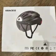 Kracess M2 Helmet 16MP 4K HD Camera Bluetooth Smart Helmet Large New #G