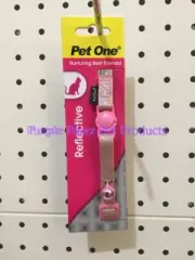 ~PET ONE / SNOW / REFLECTIVE / CAT COLLAR / PINK~