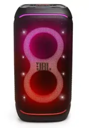 JBL PartyBox Stage 320 Portable Bluetooth Party Speaker with Built-in Wheels