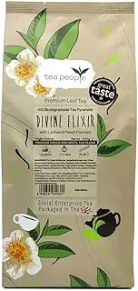 Tea People Divine Elixir 100 Blended Tea Pyramids in a Small Catering Pack 250 g