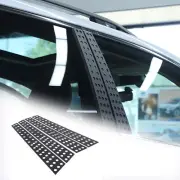 Black Window B pillar Post Protector Cover Trim For Subaru Forester 2019-2024 (for: Subaru)