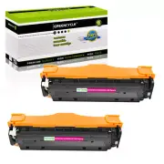 2PK CE413A Magenta Toner Fits For HP 305A LaserJet Pro400 M451dn M451dw M475dw