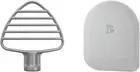 KitchenAid Pastry Beater KSMPB5 Silver Coated with Scraper for 4.5 QT & 5 QT