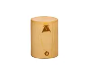 M104 Dimmable Cylindrical Translucent Light LED Wood Grain Touch Night Light Bedside Table Lamp Bar Cafe Atmosphere Light