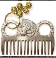 Horse Comb- Aluminum Alloy- Mane & Tail- Response Bell