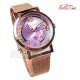 RELAX TIME 永恆系列-鏤空腕錶 珍珠母貝錶盤 鏤空面盤 花型 羅馬時刻 紫色x玫瑰金 米蘭帶 女錶 RT-96-3