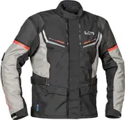 Lindstrands Sylarna, textile jacket waterproof , color: Black/Light Grey , size: 54