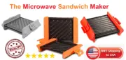 Panini Press Sandwich Maker, Microwave Sandwich Maker, Microwave Grill, toaster