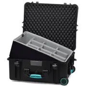 HPRC 2700W - Wheeled Hard Case with Second Skin Liner & Dividers - Blue / Grey