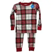 Carter’s Holiday Plaid Cotton PJ Pajama Set Toddler NEW Size 4T Unisex
