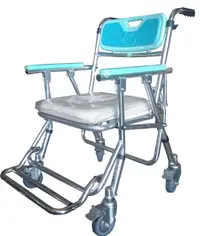 在飛比找樂天市場購物網優惠-富士康 鋁附輪收合馬桶椅 FZK-4542【杏一】