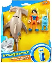 Imaginext Hammerhead Shark & Snorkeler Figure Set