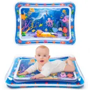 Tummy Time Water Mat - Inflatable Tummy Time Water Play Mat for Babies, Infants