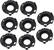 Led Headlight Bracket Holder 8 Pieces Set Easy Install Plastic Protect Car Lamps Enhance Car Decor