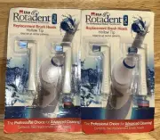 Rotadent Plus Replacement Brush Heads Two (2) Pack Hollow Tip 9094H - New - 2010