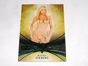 2013 Benchwarmer Gold NIKKI ZIERING #64 Green Foil Variant/3 PLAYBOY Playmate