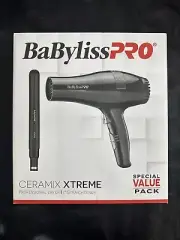 BaBylissPro Ceramix Xtreme Dryer 2000 Watt Dryer & 1" Straightener Combo