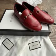 Gucci brixton Loafer red Leather Women’s 35