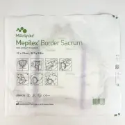 1 Large Mepilex Border Sacrum 8.7 x 9.8 in / 22 x 25 cm Exp 08/2024