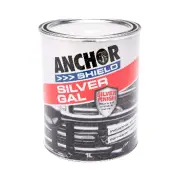 Anchor Shield Silver Gal 1L - Silver Galvanized Coating for Lasting Protection