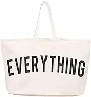 LLYLIU Canvas Tote Bag - Extra Large Shopping Beach Totes Bags Reusable Big Grocery Bag 28" x 8" x 16"