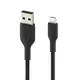 Belkin 貝爾金 USB-A 轉 Lightning 編織傳輸線暨充電線 3M CAA002bt3M