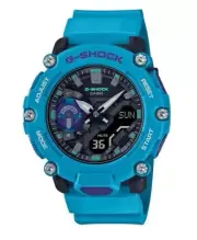 Casio Men's G-Shock Carbon Core Guard Blue Analog Digital Watch GA2200-2A