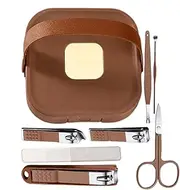Manicure Set Women - Ear Spoon Portable Nail Clippers - Nail Care Kit with Case, Professional Cutter Travel Hygiene Kit for Women and Men