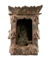 Temple Buddhist Statue Buddha Amitabha Autel Pagoda Nepal 31.5 CM -27155