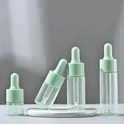 Buttermilk - Pastel Color Travel Glass Dropper Bottle (Various Designs) Green - 10ml