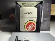 Vintage 1941 Replica Zippo Lighter – Lucky Strike Edition – Collectible & Rare
