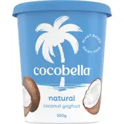 Cocobella Dairy Free Coconut Yoghurt Natural 500g