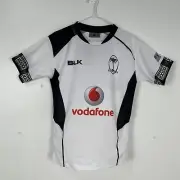 Fiji Rugby Jersey BLK Size XS Short Sleeve White BNWT NEW **READ