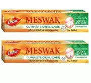 2 X 200G MESWAK TOOTHPASTE DABUR- PREVENT TOOTH DECAY TOOTHPASTE- AYURVEDIC