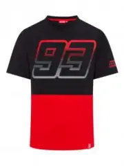 T-shirt Marc Marquez black and red official Moto Gp collection Located in USA