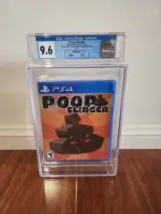 Poop Slinger PS4 Sealed Graded CGC 9.6 A+ Limited Only 84 made Playstation 4