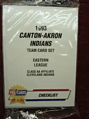 1993 CANTON-AKRON INDIANS FLEER / PRO CARDS FACTORY SEALED SET - M. RAMIREZ