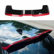 Black+Red Roof Spoiler Tail Lip Wing Bar Trim Fits For Honda 2023-2025 CR-V CRV