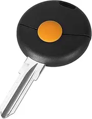 FLJKCT Key Protective Shell Black Replacement 1 Button Remote Key Keyless Shell,for Mercedes Benz Smart Fortwo Coupe