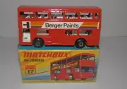Matchbox Superfast #17 The Londoner 'Berger Paints' with Original Box 1972 MINT