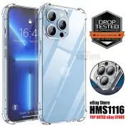 For iPhone 16 15 14 13 12 11 Pro Max X XR 8 7 Plus Case Clear Shockproof Cover