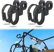 StarknightMT UTV Gun Holders 2 Sets - Roll Bar Tool Gun Racks Fits 1 1.5 1.75 2 Inches Roll Bar, Compatible with Polaris RZR Ranger Can-Am Kawasaki Snowmobile Golf Cart