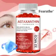 Astaxanthin 32 mcg Softgels | Omega-3 EPA, DHA, with Antarctic Krill Oil