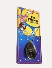 PMS Dog Training CLICKER ON Key Ring ON Slide ON Card