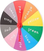 Toyvian Party Prize Wheel Game DIY Fortune Wheel for Events Home Entertainment Exhibitions Compact Design Safe Game Prop with Fine Workmanship