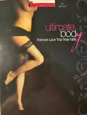 Ultimate body fishnet lace top stay up stockings ( combine post available )